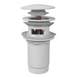 Laveo - Vypúšťacia zátka Click-Clack univerzálna, biely (CKK_62R3)