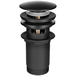 Laveo - Vypúšťacia zátka Click-Clack univerzálna, čierny (CKK_72R3)