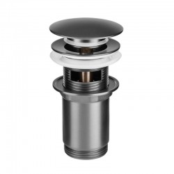 Laveo - Vypúšťacia zátka Click-Clack univerzálna, grafit (CKK_92R3)