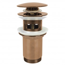 Laveo - Vypúšťacia zátka Click-Clack univerzálna, ruzove zlato (CKK_82R3)