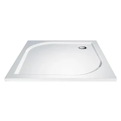 LaVilla sprchová vanička AIDA štvorec 900 x 900 x 30 biela BEZ nožičiek (CV35M)