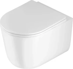 LaVilla WC misa závesná JASMIN Rimless Whirl - set vrátane sedátka SLIM softclose (CDJD6ZPW)