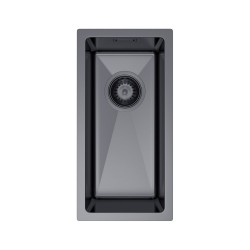 Malý grafitový kuchynský drez s PVD povrchovou úpravou - 22 x 44 cm, Velazo VELAZ(2244B)