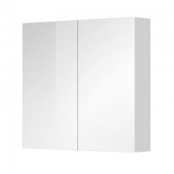 MEREO - Aira, Mailo, Opto, Bino, Vigo kúpeľňová galerka 80 cm, zrkadlová skrinka, biela (CN717GB)