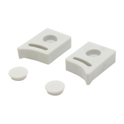 Mereo Doraz na kúty Kora, Kora Lite, biele - sada 2 ks (L, P) (CKND08Z)