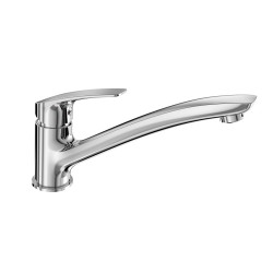 Mereo Drezová stojanková batéria, Eve, s plochým ramienkom 210 mm, chróm (CBV20101)