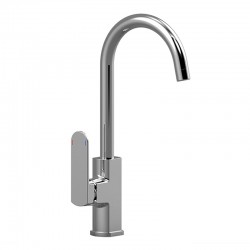 Mereo Drezová stojanková batéria, Mada, s ramienkom nad pákou,výška 368 mm, chróm (CBQ20103M)