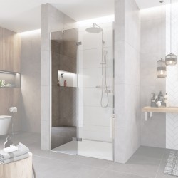 Mereo Fixné sklo, Novea, 54,50 x 200 cm, chróm ALU, sklo Číre, L/P prevedenie (CK10411PD)