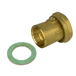 MEREO - Klum Guľový uzáver so šrubením k čerpadlu, 1