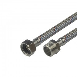 MEREO - Klum Hadica pripojovacia nerez 13x18, FxF, 3/4