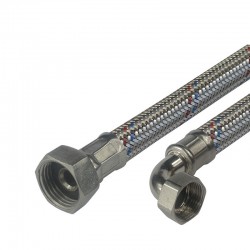 MEREO - Klum Hadica pripojovacia nerez 13x18, FxF, 3/4