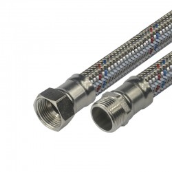 MEREO - Klum Hadica pripojovacia nerez 24x34, MxF, 1