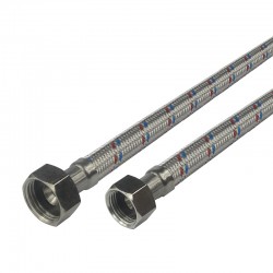 MEREO - Klum Hadica pripojovacia nerez 8x12, FxF, 1/2