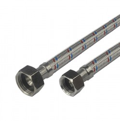 MEREO - Klum Hadica pripojovacia nerez 8x12, FxF, 1/2