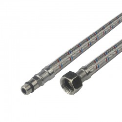 MEREO - Klum Hadica pripojovacia nerez 8x12, FxM10, 3/8