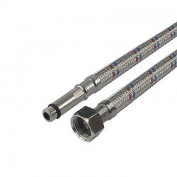 MEREO - Klum Hadica pripojovacia nerez 8x12, FxM10, 3/8