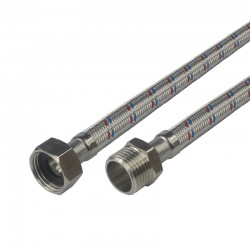 MEREO - Klum Hadica pripojovacia nerez 8x12, MxF, 1/2