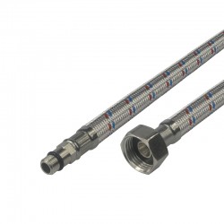 MEREO - Klum Hadica pripojovacia nerez 8x12, MxF, 1/2