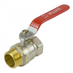 MEREO - Klum Kohút guľový kovaný pákový, voda, MxF, 3/4 