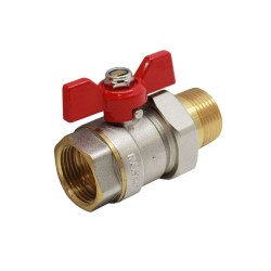 MEREO - Klum Kohút guľový kovaný, so šróbením, voda, 1