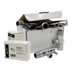 MEREO - Klum Kohút rohový, s keramickou kartušou, bez filtra, pochr. mosadz, 1/2