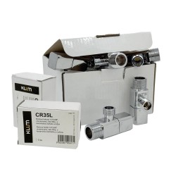 MEREO - Klum Kohút rohový štvorcový, s keramickou kartušou, bez filtra, pochr. mosadz, 1/2