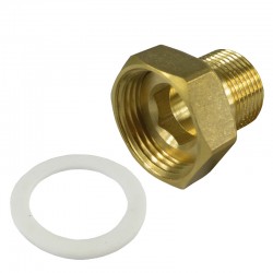 MEREO - Klum Polšrubenie, mosadz 1/2“ x 3/4“ (CR6P)