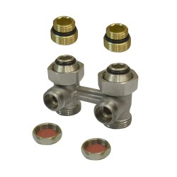 MEREO - Klum Radiatorové šrubenie (armatúra), uzatvaracie, priame  1/2