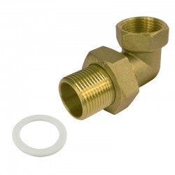 MEREO - Klum Radiátorové šrubenie, rohové, s plochým tesnením 5/4