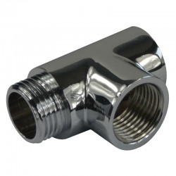 MEREO - Klum T-kus chróm, FxFxM, 1/2“ (PR5061A)