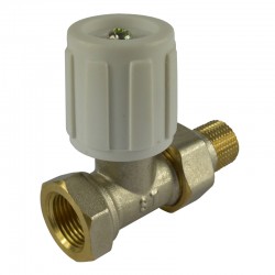 MEREO - Klum Ventil radiatórový priamy, jednoregulačný 1/2