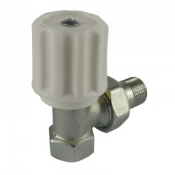 MEREO - Klum Ventil radiatórový rohový, jednoregulačný 1/2