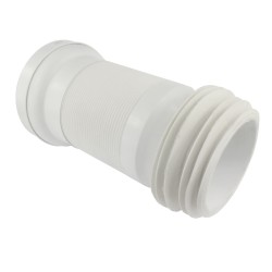 MEREO - Klum WC napojenie, o 110 mm, flexi s drôtom, vstavaná dĺžka 180 - 500 mm (PR7097C)