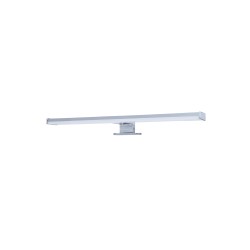 Mereo Led kúpeľňové osvetlenie nad zrkadlo, strieborné, 40 cm, 7 W, 455 lm, 4000 K, IP44, 230 V (CN700G40)