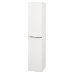 Mereo Mailo, kúpeľňová skrinka vysoká 170 cm, biela, elox AL madlo (CN514LPN)