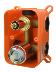 Mereo Mbox trojcestné podomietkové teleso s keramickým prepínačom (CBE60107)