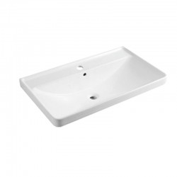 MEREO - Nábytkové umývadlo , 81x47,5x20,5 cm, keramické, biele (UC8148)