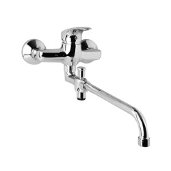 Mereo Nástenná batéria do byt. jadra, Sonáta, 150 mm, rúrkové ramienko 330 mm, bez príslušenstva, chróm (CB60203N)