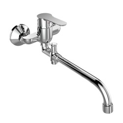 Mereo Nástenná batéria do byt. jadra, Zuna, 100 mm, s ramienkom ø 18 mm - 330 mm, bez prísl. (CB602A03Z)