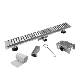 Mereo Odtokový sprchový žľab 70 cm, vr. roštu STRIP (CZ121)