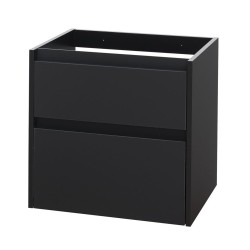 Mereo Opto, kúpeľňová skrinka 60cm, čierna (CN940SN)