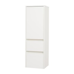 Mereo Opto kúpeľňová skrinka vysoká 125 cm, pravé otváranie, biela (CN914PN)