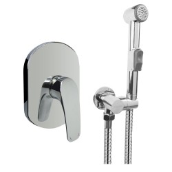 Mereo Podomietková batéria s bidetovou sprchou, Eve (CBV60105BS)