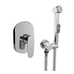 Mereo Podomietková batéria s bidetovou sprchou, Viana (CBE60105BS)