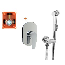 Mereo Podomietková batéria s bidetovou sprchou, Zuna (CB60105ZBS)