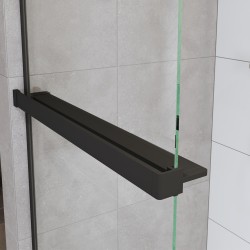 Mereo Polička k WALK IN, 120 cm, čierny ALU (CK10620PB)
