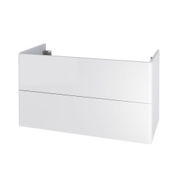 Mereo Siena, kúpeľňová skrinka 100 cm, biela lesk (CN412S)