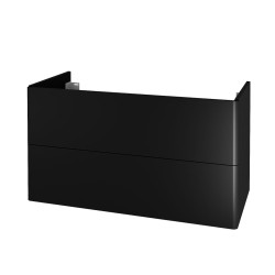 Mereo Siena, kúpeľňová skrinka 100 cm, čierna mat (CN442S)
