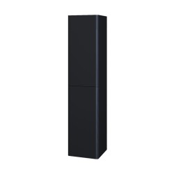 Mereo Siena, kúpeľňová skrinka 155 cm vysoká, L/P, čierna mat (CN444LP)