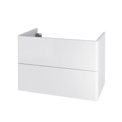 Mereo Siena, kúpeľňová skrinka 80 cm, biela lesk (CN411S)